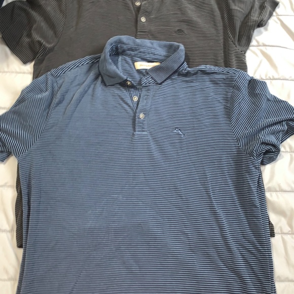 (2) Tommy Bahama Paradise Cove Polo shirts (L) - Picture 2 of 7